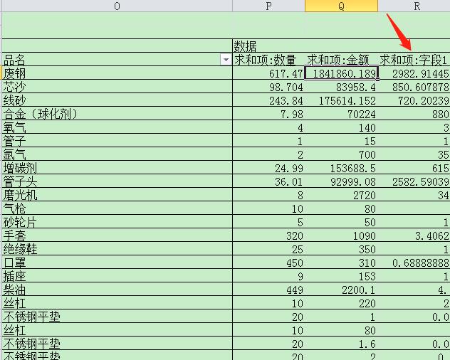 如何在数据透视表中对数据进行计算