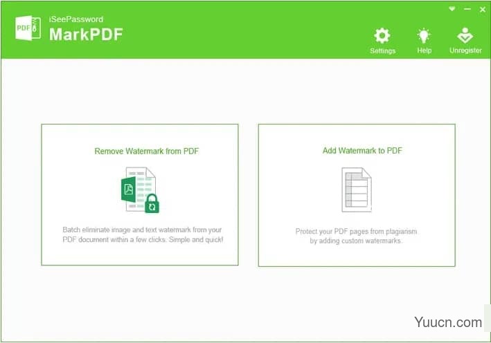 iSeePassword MarkPDF(PDF水印去除工具) v6.8.1 官方安装版