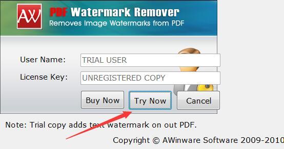 PDF去水印工具AWinware PDF Watermark Remover v1.0.1.2 英文免费安装版