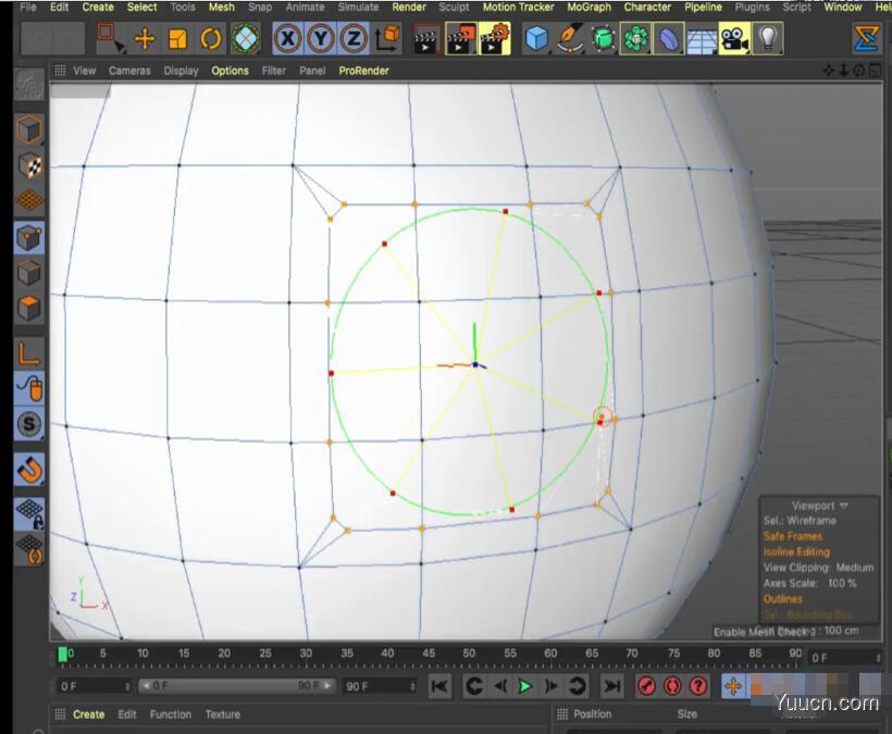 C4D快速钻孔挖洞工具PolyCircle v1.6 最新免费版(含视频教程)