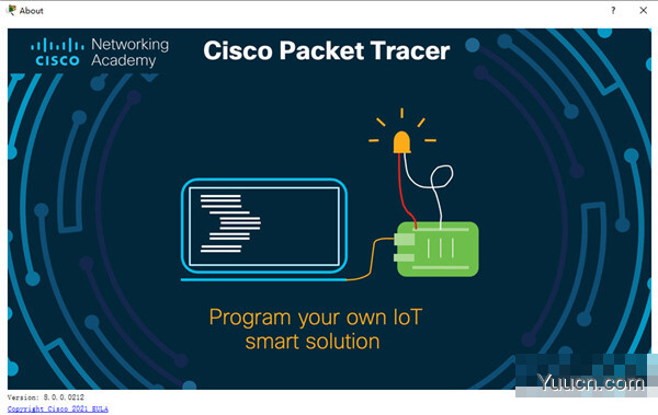 思科交换机模拟器 Cisco Packet Tracer v8.0 授权激活版 64位