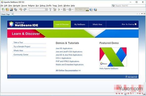 NetBeans IDE(Java软件开发集成环境/开放框架) v9.0 官方免费版