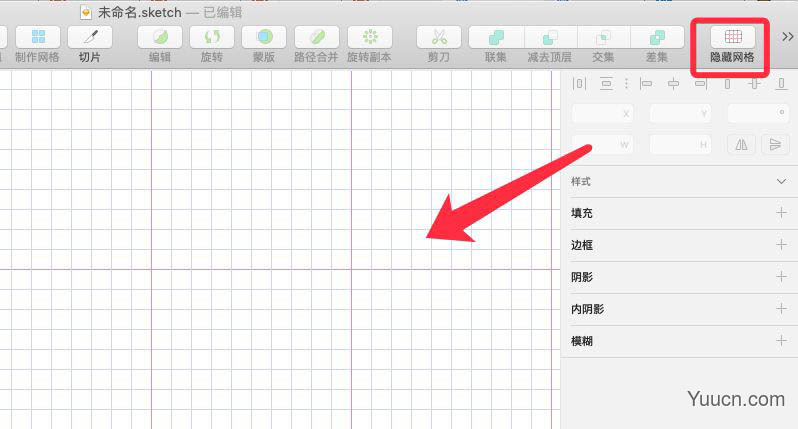 sketch网格设置在哪里? Sketch显示隐藏网格的技巧