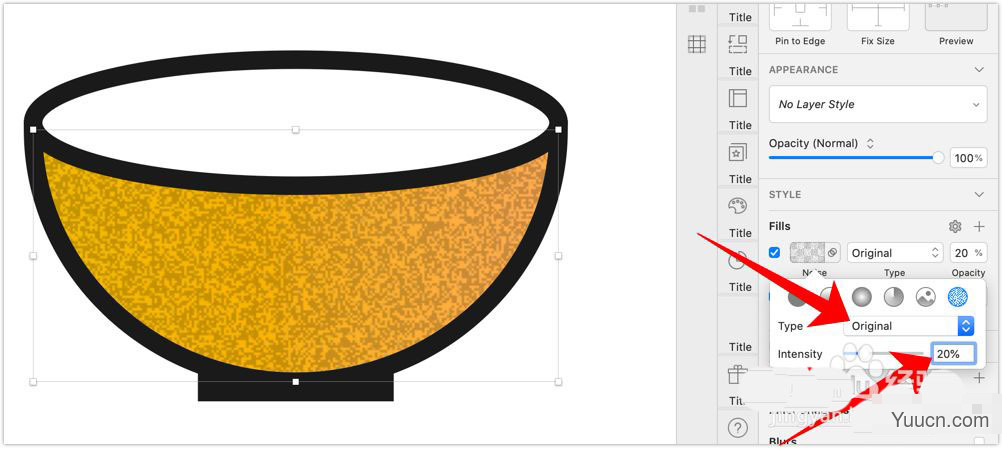 Sketch图形怎么添加噪点或颗粒感? Sketch创作质感噪点的技巧