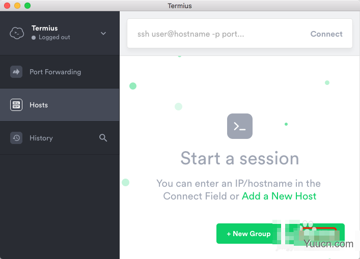 termius怎么使用？termius for mac使用ssh命令登陆服务器的方法教程