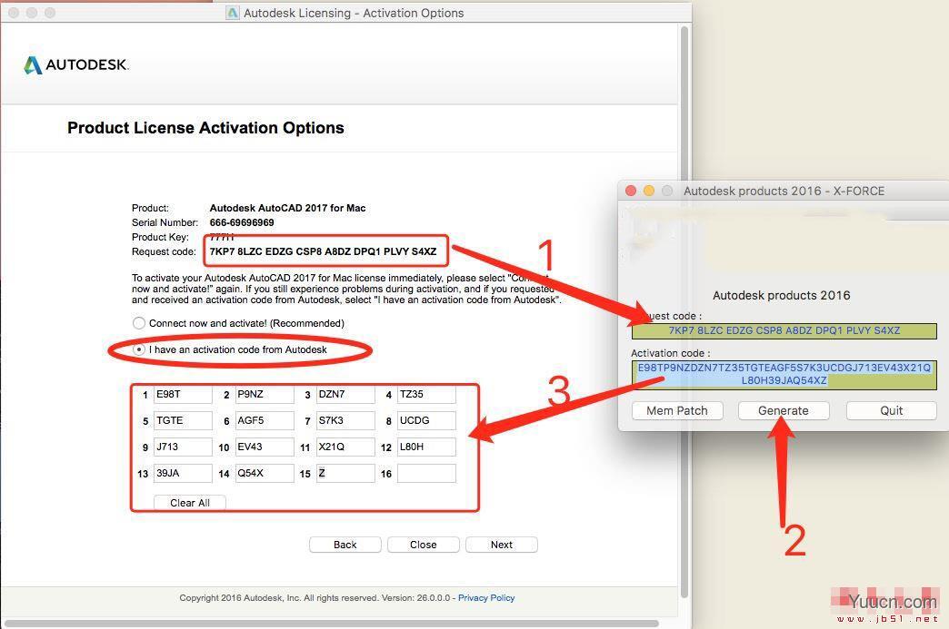 Autodesk AutoCAD 2017 Mac 汉化免费破解版安装教程(附序列号)