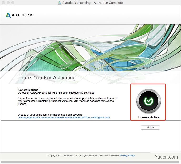 Autodesk AutoCAD 2017 Mac 汉化免费破解版安装教程(附序列号)