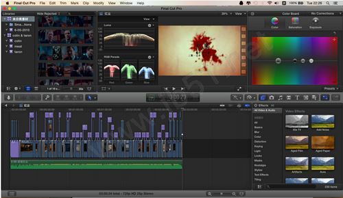 Mac版Final Cut Pro x使用技巧及视频教程