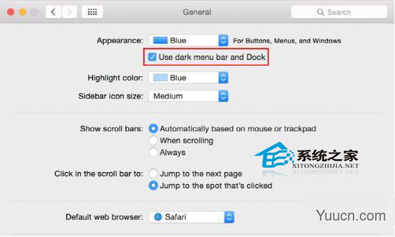 MAC OS X Yosemite开启深色模式的方法