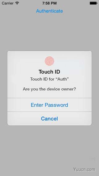 iOS8中如何集成TouchID指纹传感器功能