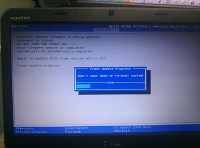 Dell笔记本刷回低版本bios的方法详细教程