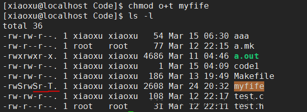 Linux下设置权限让用户只删除自己的文件的方法