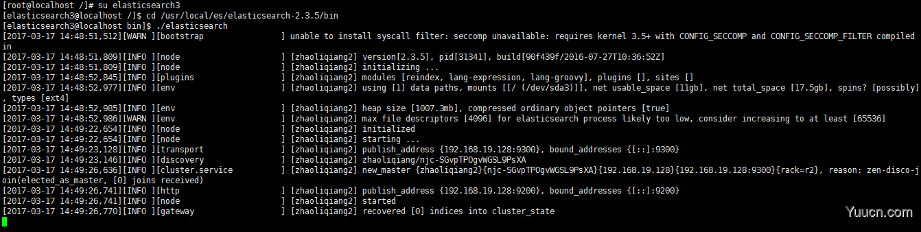 Linux安装ElasticSearch启动报错的解决方法