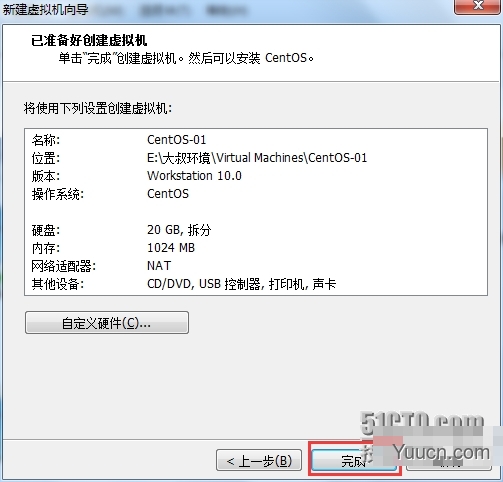 VM10虚拟机下安装mini版CentOS 6.4的图文方法