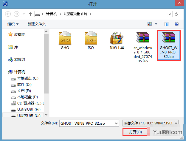 u深度u盘启动盘制作工具怎么安装win8系统？使用u深度装win8系统教程图解