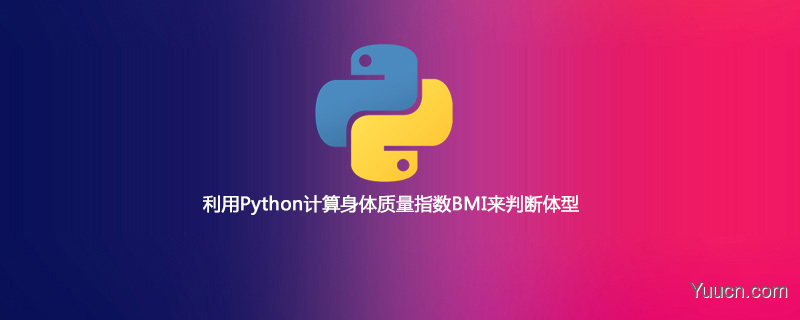 利用Python计算身体质量指数BMI来判断体型