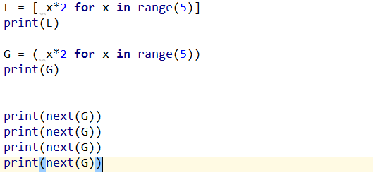 Python创建生成器的两种方法