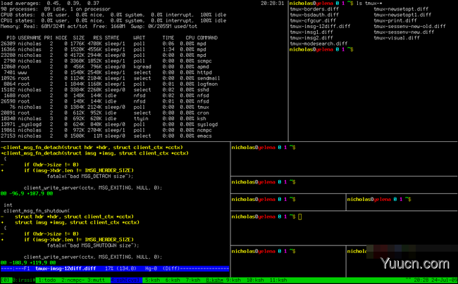 28个Unix/Linux的命令行神器 | 酷壳  CoolShell.cn