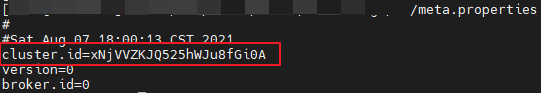 Kafka【问题 01】kill -9 导致 Kakfa 重启失败问题处理（doesn‘t match stored clusterId xxx in meta.properties）