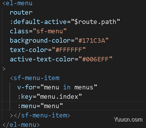 Vue2基于elementUi的多级菜单动态生成