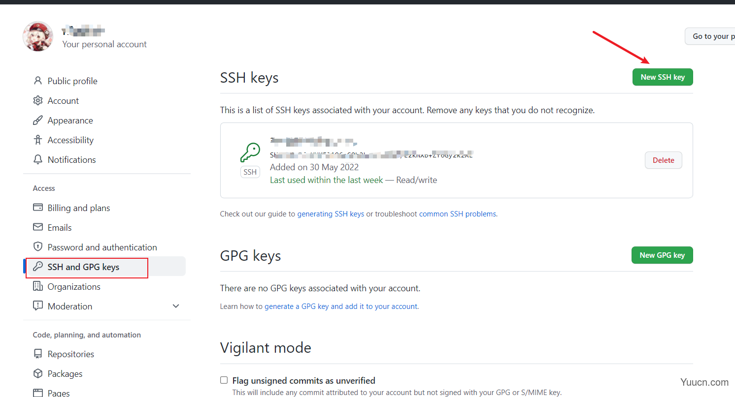 解决git@github.com: Permission denied (publickey). fatal: Could not read from remote repository.