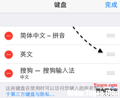 iPhone手机怎么把搜狗输入法设为默认输入法