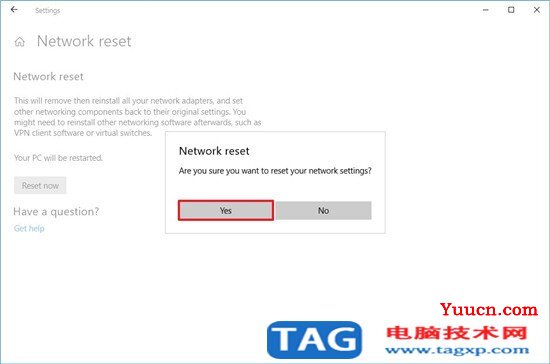 Win10 2009专业版使用网络适配器重置修复Wi-Fi