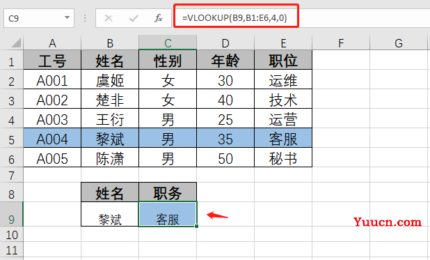 在Excel中11种常用函数