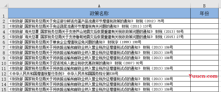 MID+FIND提取括号内的年份