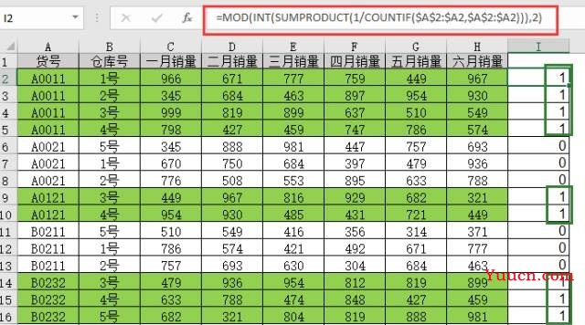 Excel表格怎么加间隔色