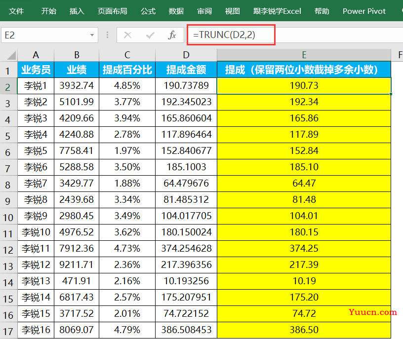 Excel函数公式中的四舍五入、舍入取整,职场白领统计方法大全