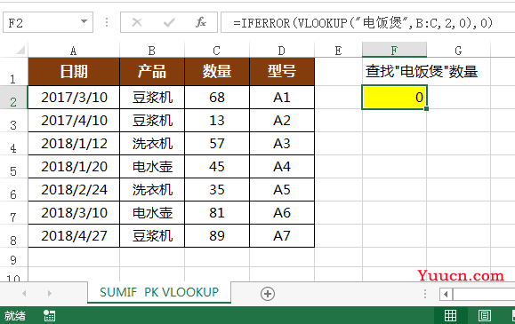 SUMIF函数媲美大众情人VLOOKUP