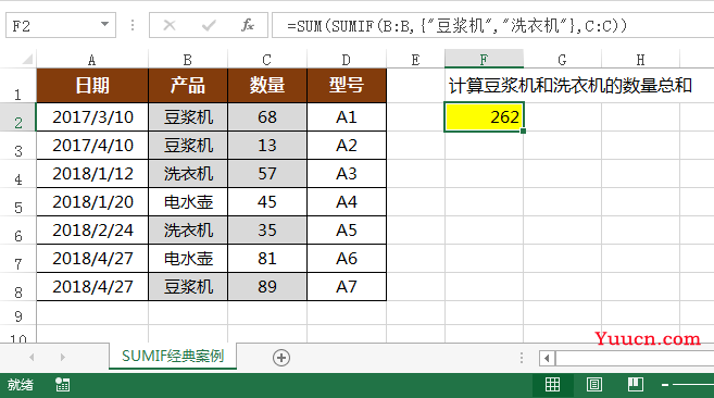 SUMIF函数媲美大众情人VLOOKUP