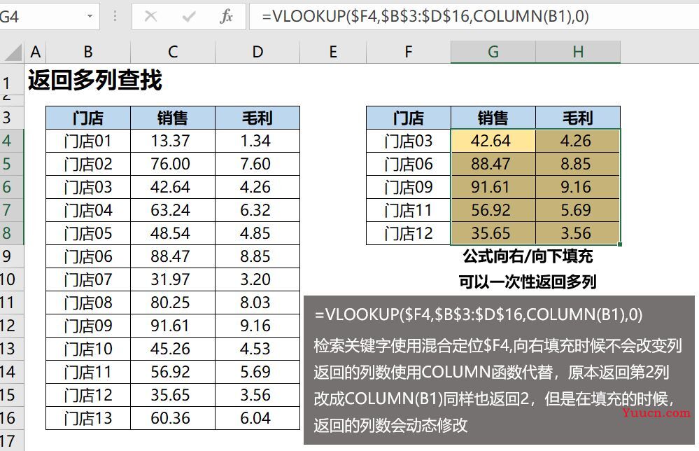 函数VLOOKUP实用技巧