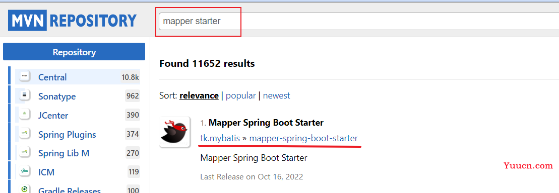 Spring Boot 中使用 tkMapper