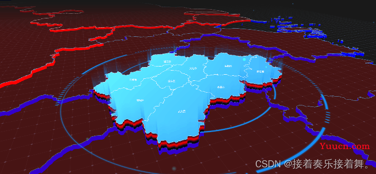 基于Three.js实现酷炫3D地图效果