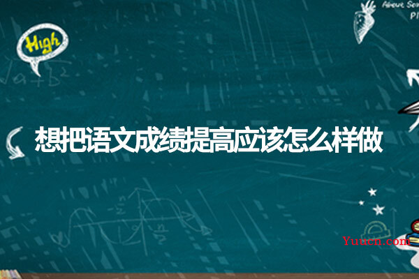 想把语文成绩提高应该怎么样做