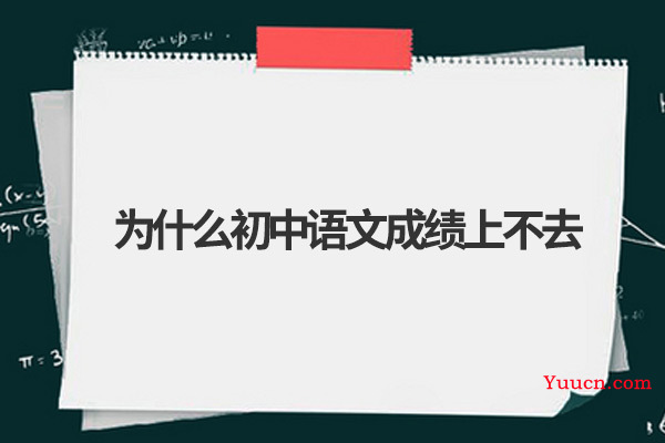 为什么初中语文成绩上不去