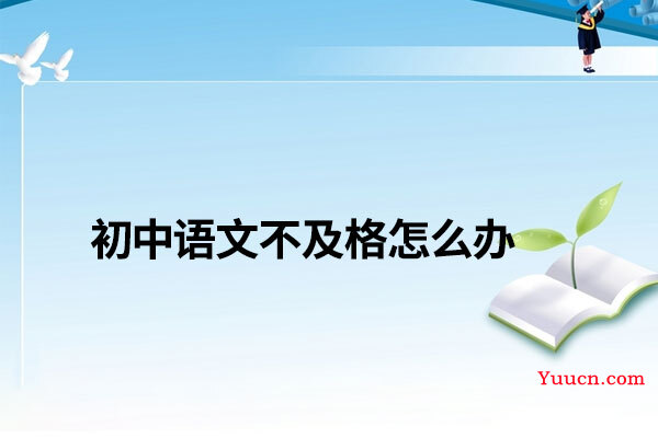初中语文不及格怎么办
