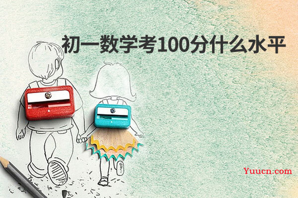 初一数学考100分什么水平