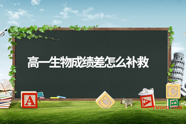 高一生物成绩差怎么补救