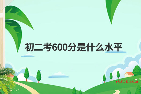 初二考600分是什么水平