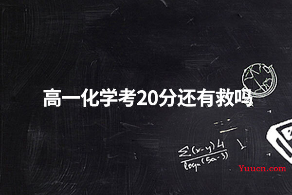 高一化学考20分还有救吗