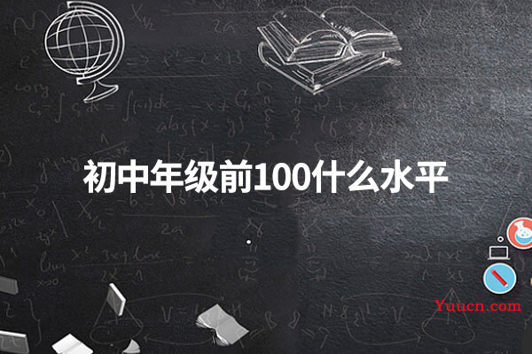 初中年级前100什么水平