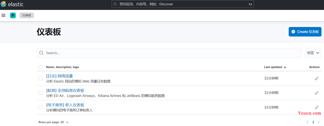 Kibana 入门实战(2)--简单使用
