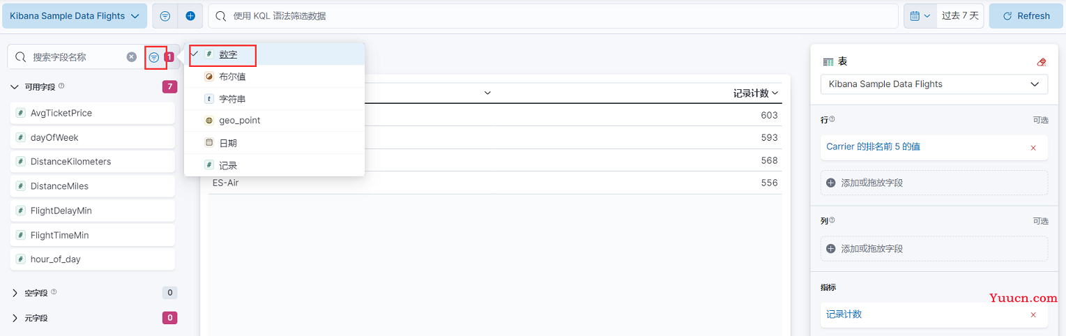 Kibana 入门实战(2)--简单使用