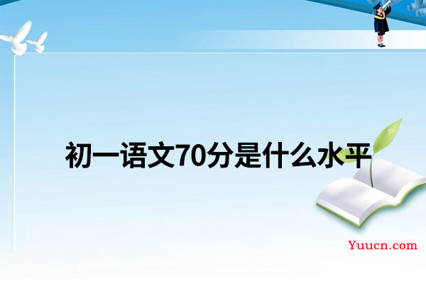 初一语文70分是什么水平