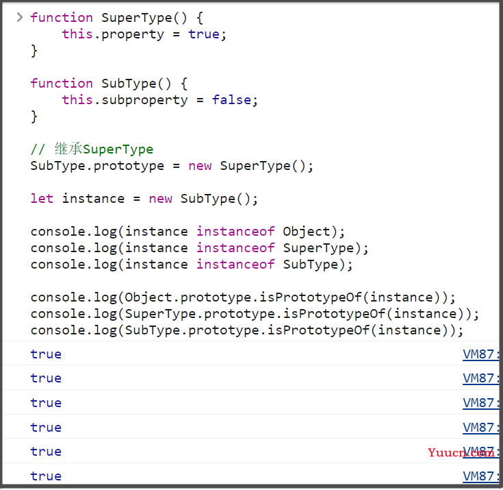 第一百一十八篇: JavaScript 原型链式继承