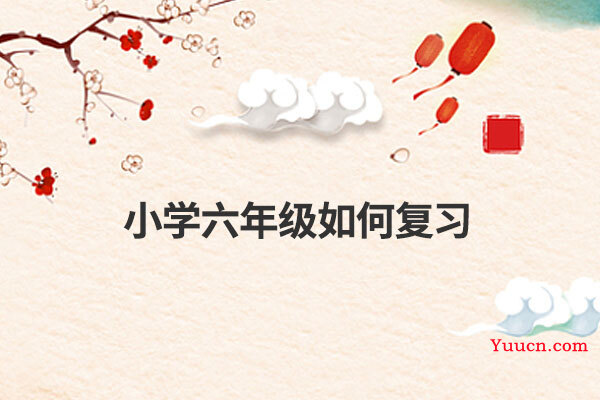 小学六年级如何复习
