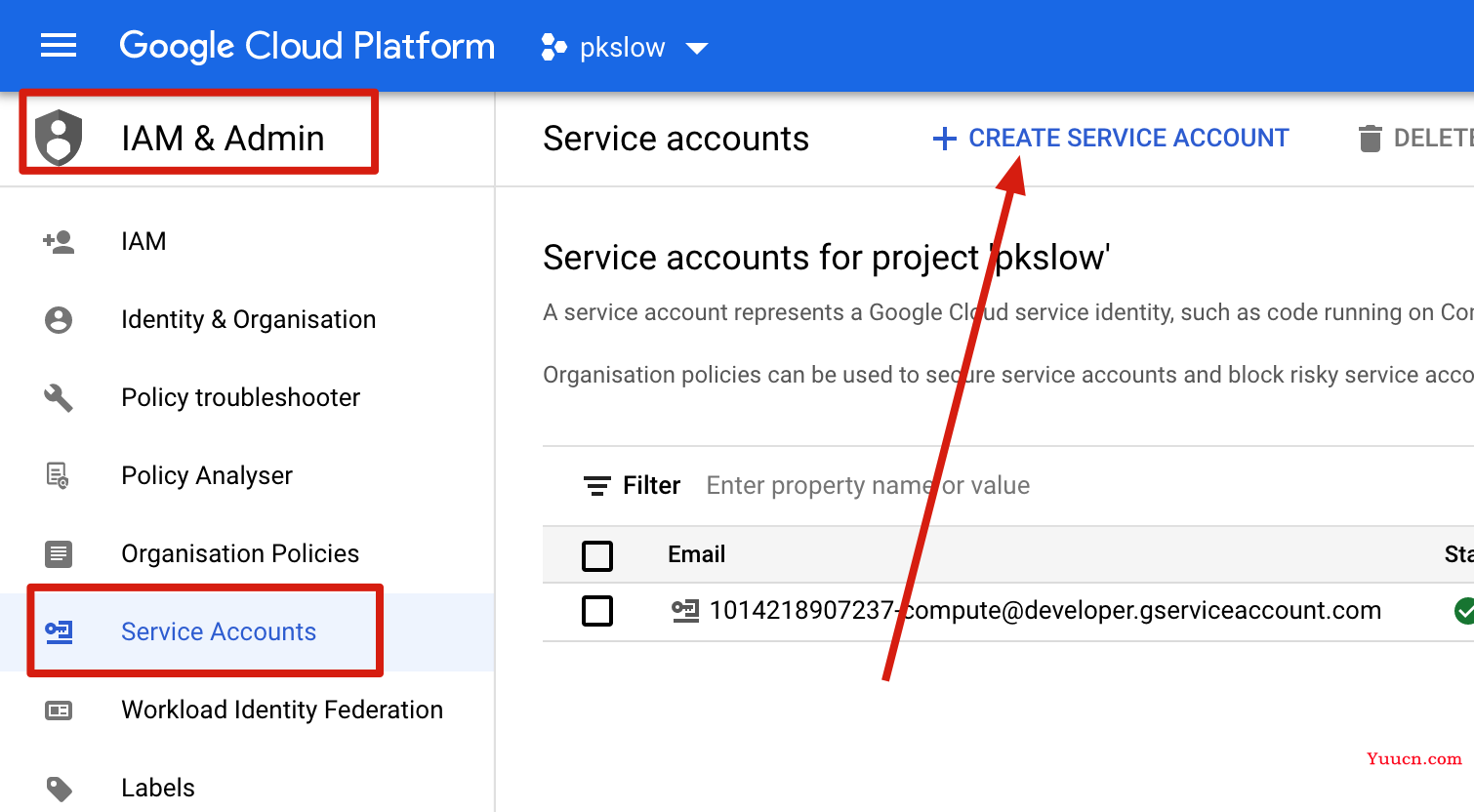 初始化一个GCP项目并用gcloud访问操作